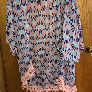 Maurices Multicolored Shawl.